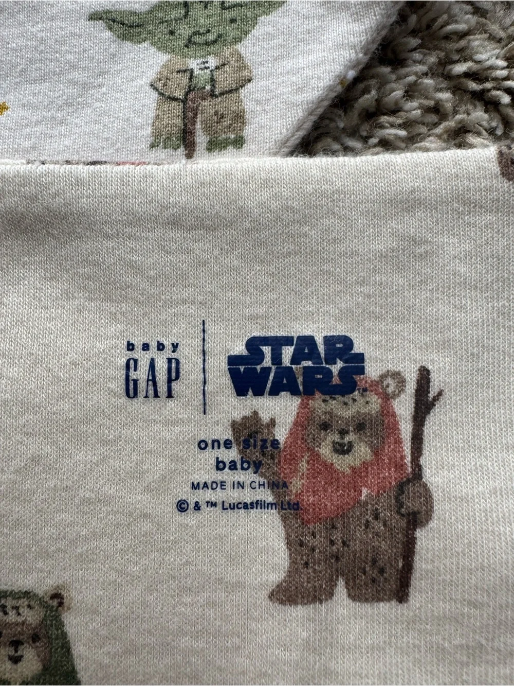Baby Gap x Star Wars 4PC Bib & Hat Bundle Baby Yoda Ewok Future Jedi